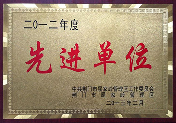 2012先進(jìn)單位